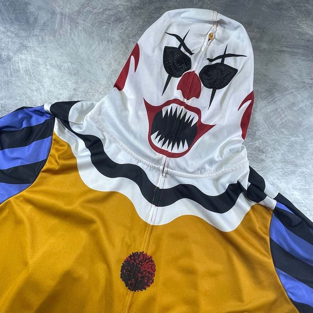 Bioworld Scary Clown Costume Full Zip Hoodie Size 2XL Halloween